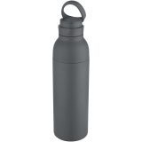 Vue 5 de Bouteille avec isolation sous vide Illuminate double paroi de 650 ml en acier inoxydable recyclé certifié RCS