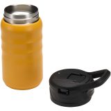 Vue 10 de Gourde de sport Knox 350 ml en acier inoxydable à double paroi recyclé RCS avec paille rabattable
