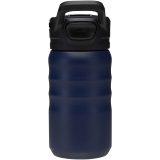 Vue 3 de Gourde de sport Knox 350 ml en acier inoxydable à double paroi recyclé RCS avec paille rabattable