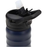 Vue 5 de Gourde de sport Knox 350 ml en acier inoxydable à double paroi recyclé RCS avec paille rabattable