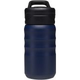 Vue 2 de Gourde de sport Knox 350 ml en acier inoxydable à double paroi recyclé RCS avec paille rabattable