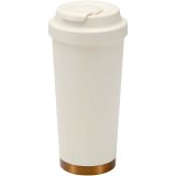 Vue 1 de Gobelet isotherme à double paroi en acier inoxydable recyclé RCS Hampton, 480 ml