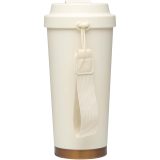 Vue 3 de Gobelet isotherme à double paroi en acier inoxydable recyclé RCS Hampton, 480 ml