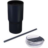Vue 11 de Gobelet isotherme à double paroi Westin 540 ml en RCS recyclé, avec paille
