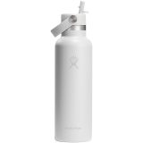 Vue 2 de Gourde isotherme en acier inoxydable Hydro Flask à goulot standard, 621 ml, avec bouchon à paille