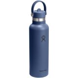 Vue 3 de Gourde isotherme en acier inoxydable Hydro Flask à goulot standard, 621 ml, avec bouchon à paille