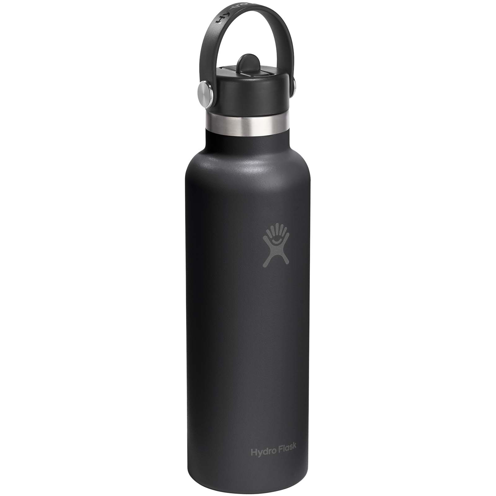 Gourde isotherme en acier inoxydable Hydro Flask à goulot standard, 621 ml, avec bouchon à paille