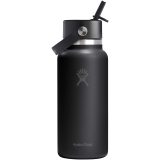 Vue 5 de Gourde isotherme en acier inoxydable Hydro Flask à large goulot, d'une contenance de 946 ml, avec bouchon à paille