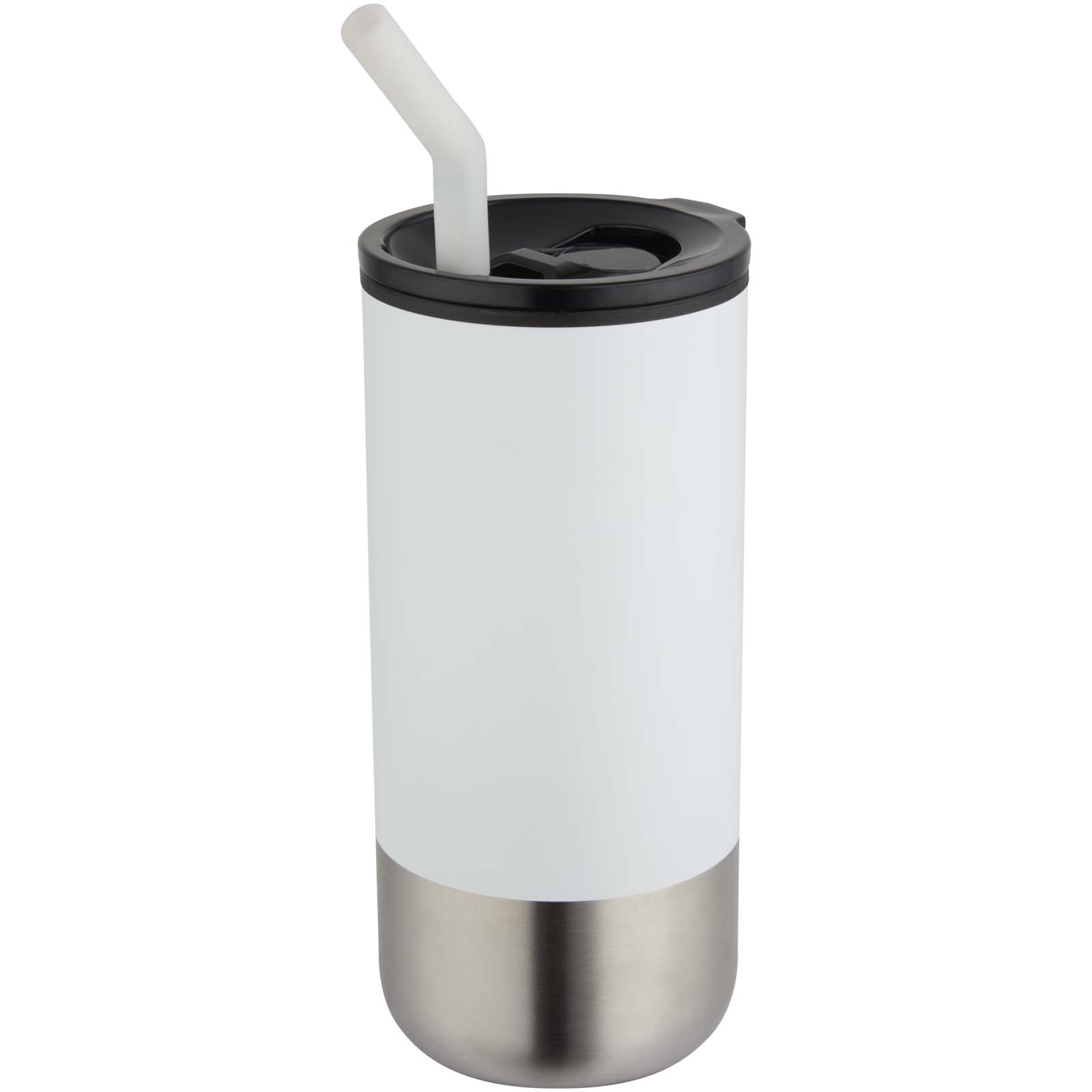 Gobelet isotherme Grayson 480 ml certifié RCS avec paille en silicone