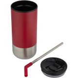 Vue 9 de Gobelet isotherme Grayson 480 ml certifié RCS avec paille en silicone