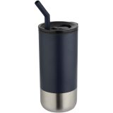 Vue 11 de Gobelet isotherme Grayson 480 ml certifié RCS avec paille en silicone