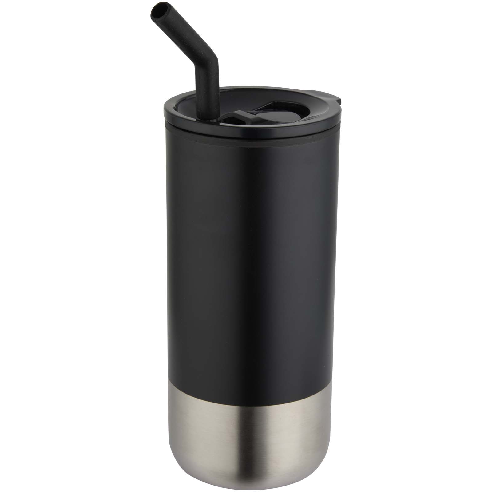 Gobelet isotherme Grayson 480 ml certifié RCS avec paille en silicone
