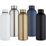 Vue 4 de Bouteille d’eau Spring de 750 ml en acier inoxydable recyclé certifié RCS à simple paroi