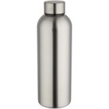 Vue 1 de Bouteille d’eau Spring de 750 ml en acier inoxydable recyclé certifié RCS à simple paroi