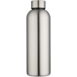 Vue 2 de Bouteille d’eau Spring de 750 ml en acier inoxydable recyclé certifié RCS à simple paroi
