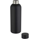 Vue 3 de Bouteille d’eau Spring de 750 ml en acier inoxydable recyclé certifié RCS à simple paroi