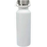 Vue 2 de Bouteille d’eau Thor de 500 ml en acier inoxydable recyclé et certifié RCS avec impression par sublimation