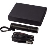 Vue 3 de Ensemble couteau multi fonctions et lampe torche LED Scout