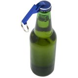 Vue 3 de Ouvre-bouteille et canette Tao en aluminium recyclé certifié RCS avec porte-clés