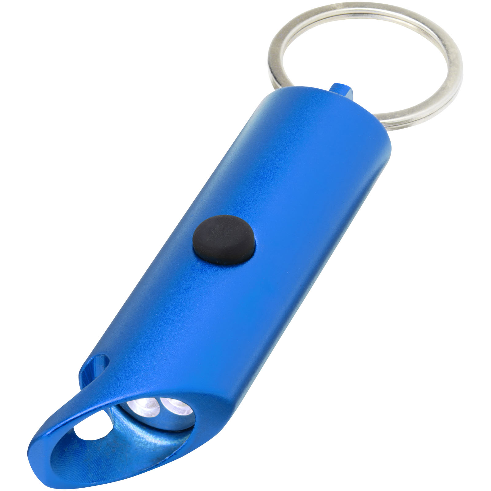 Lumière LED IPX Flare en aluminium recyclé et ouvre-bouteille avec porte-clés