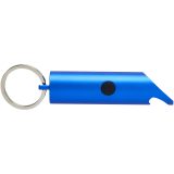 Vue 3 de Lumière LED IPX Flare en aluminium recyclé et ouvre-bouteille avec porte-clés