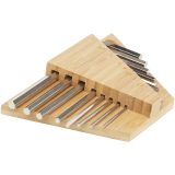 Vue 1 de Trousse à outils Allen en bambou à clé hexagonale