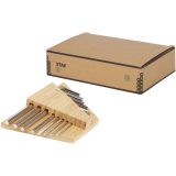Vue 5 de Trousse à outils Allen en bambou à clé hexagonale