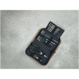 Vue 5 de Ensemble d'outils Spike 24 pièces en plastique recyclé certifié RCS avec pochette en liège