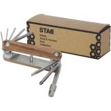 Vue 5 de Outil 8 fonctions Fixie en bois pour vélo
