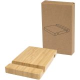 Vue 1 de Support téléphone en bambou Bubup à 2 angles pour tablettes et téléphone
