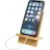 Vue 4 de Suport téléphone amovible Ceibo en bambou