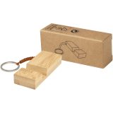 Vue 1 de Support de téléphone en bambou Bosona avec porte-clés