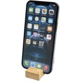 Vue 4 de Support de téléphone en bambou Bosona avec porte-clés