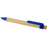 Vue 4 de Stylo bille Rattan en bambou et plastique recyclé