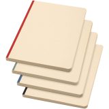 Vue 5 de Carnet A5 Liliana à couverture souple en canne à sucre et RPET