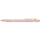 Vue 2 de Stylo bille Nanna avec finition or rose