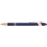 Vue 2 de Stylo bille Nanna avec finition or rose