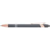 Vue 2 de Stylo bille Nanna avec finition or rose