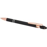 Vue 4 de Stylo bille Nanna avec finition or rose