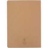 Vue 3 de Cahier A5 en kraft à pages pointillées Slyk