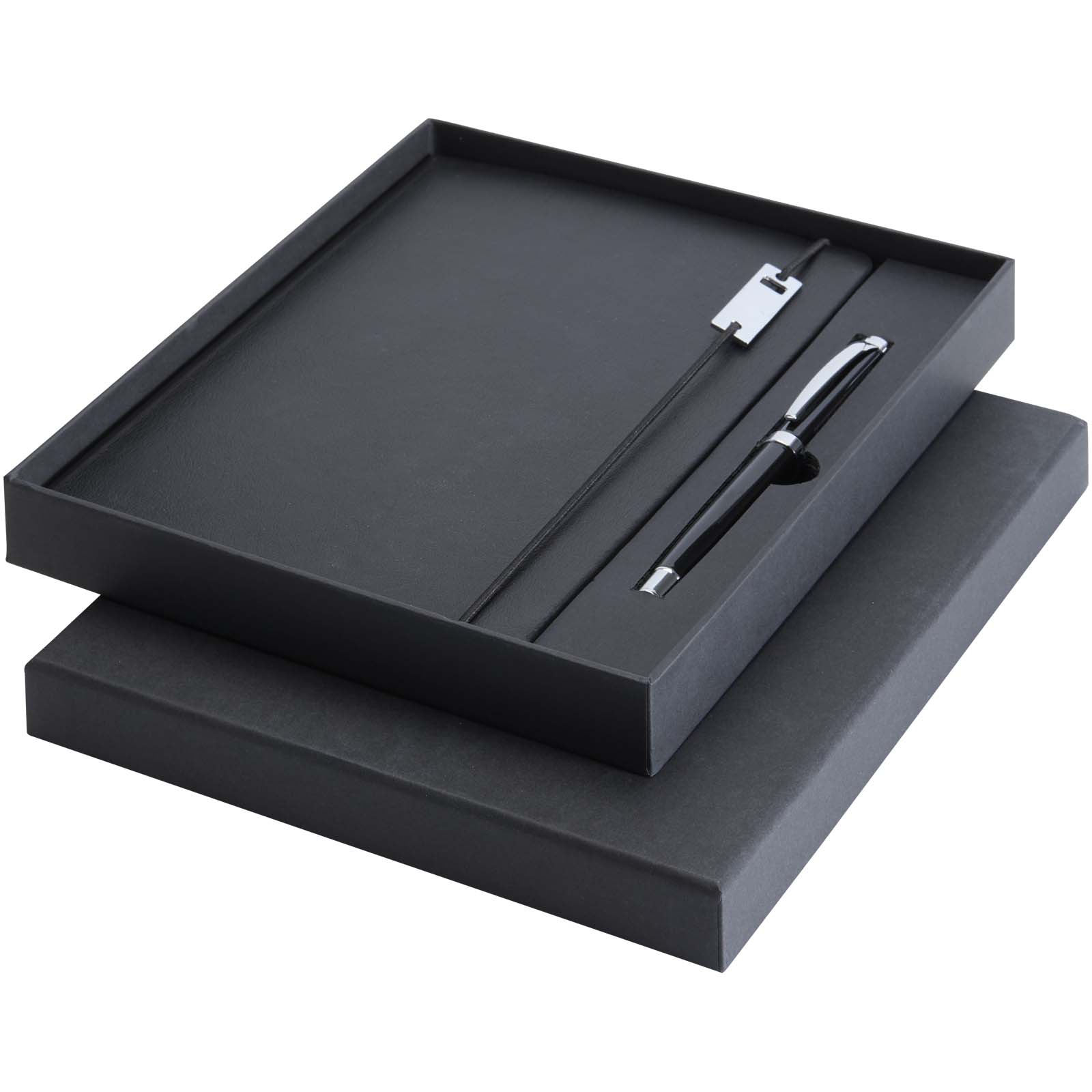 Ensemble carnet à couverture rigide A5 et stylo roller Legato Elegance