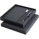Vue 1 de Ensemble carnet à couverture rigide A5 et stylo roller Legato Elegance