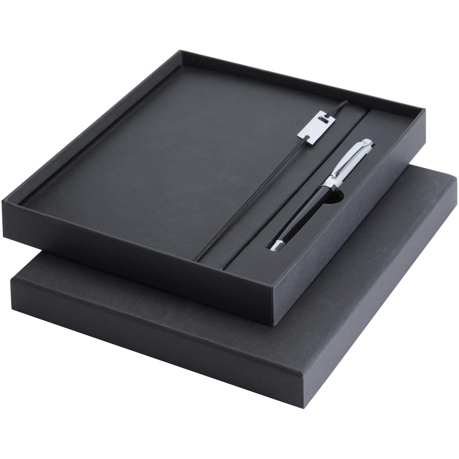 Ensemble carnet à couverture rigide A5 et stylo roller Legato Elegance