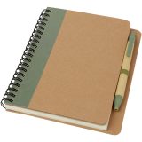 Vue 1 de Carnet de notes recyclé avec stylo Priestly