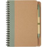 Vue 2 de Carnet de notes recyclé avec stylo Priestly