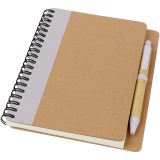 Vue 1 de Carnet de notes recyclé avec stylo Priestly