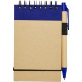 Vue 2 de Bloc-notes recyclé format A7 avec stylo Zuse