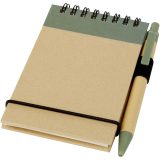 Vue 10 de Bloc-notes recyclé format A7 avec stylo Zuse