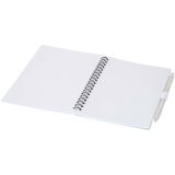 Vue 4 de Ensemble carnet à couverture souple en plastique recyclé et stylo bille (encre bleue) Niove