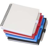 Vue 5 de Ensemble carnet à couverture souple en plastique recyclé et stylo bille (encre bleue) Niove